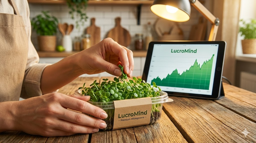 Lucrando com Microgreens em Casa